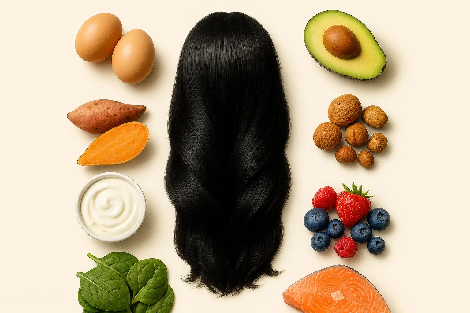 A 9 legjobb élelmiszer a hajnövekedéshez: Táplálkozás belülről